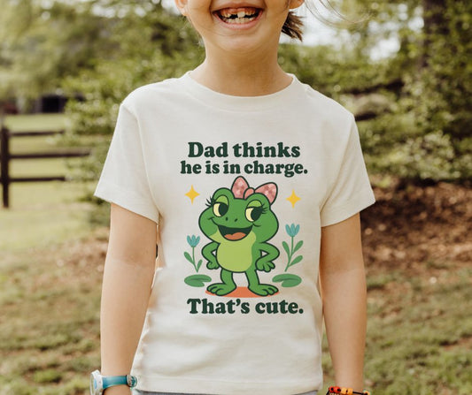 Dad Thinks He Is in Charge Youth Tee